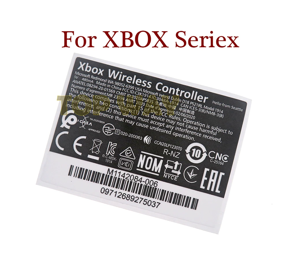 10 個黒 XBOX シリーズ S X スキンステッカーステッカースキン XBOXONE スリム/S エリートハンドルステッカーラベルバックコントローラ