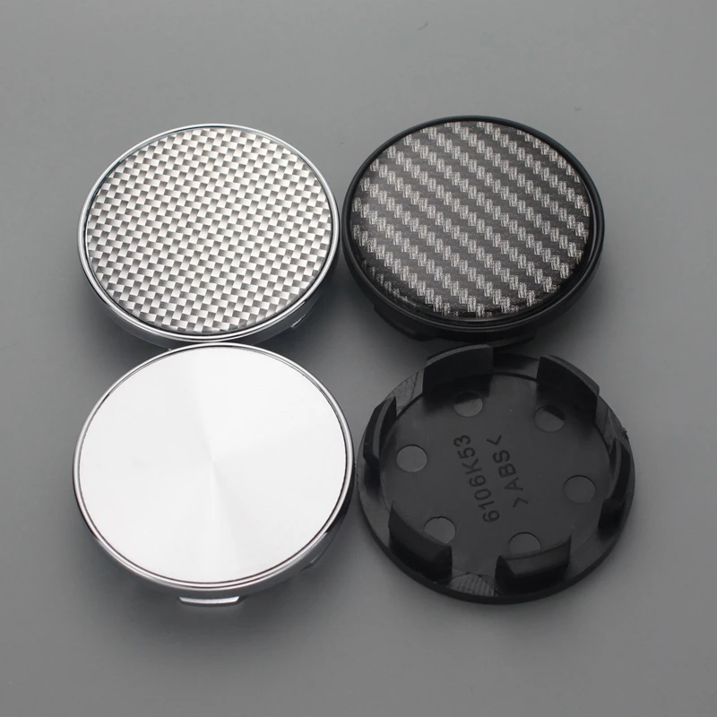 4pcs 53mm/48mm clip blank center cap for rims cap on wheel hubcaps no logo wheel cover cap