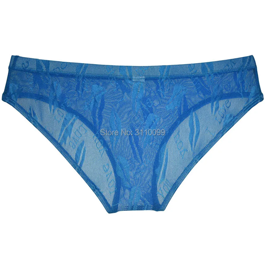 Uomo See-through Del Merletto Del Bikini Slip Jacquard Bodybuilding Intima Sfacciato