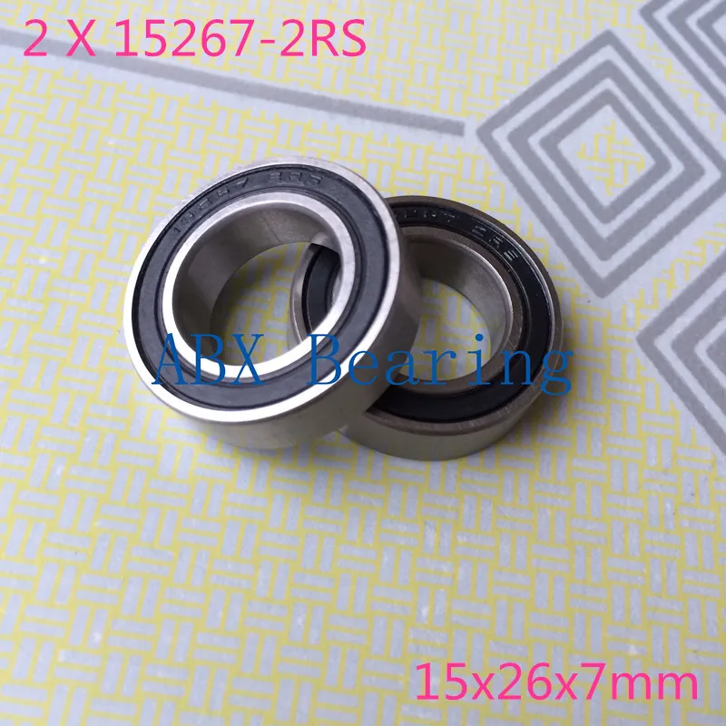 2pcs 15267-2RS 15267RS  MR15267 15267 15268 152610 2RS GCR15 bearing 15x26x7 bike wheels bottom repair bearing 17267 BEARING