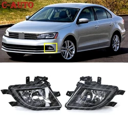 Car Front Halogen Fog Light Fog Lamp With Bulbs Fog lamp For VW Jetta 2015 2016 2017 16D941699 /16D941700 Auto accessories