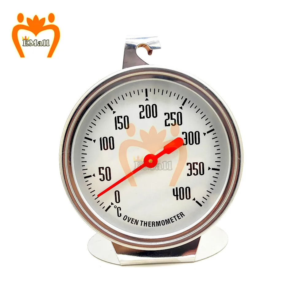 0-400 Celsius Stainless Steel Oven Thermometer Mini Dial Stand Up Temperature Gauge Gage Kitchen Oven Cook Food Meat Thermograp