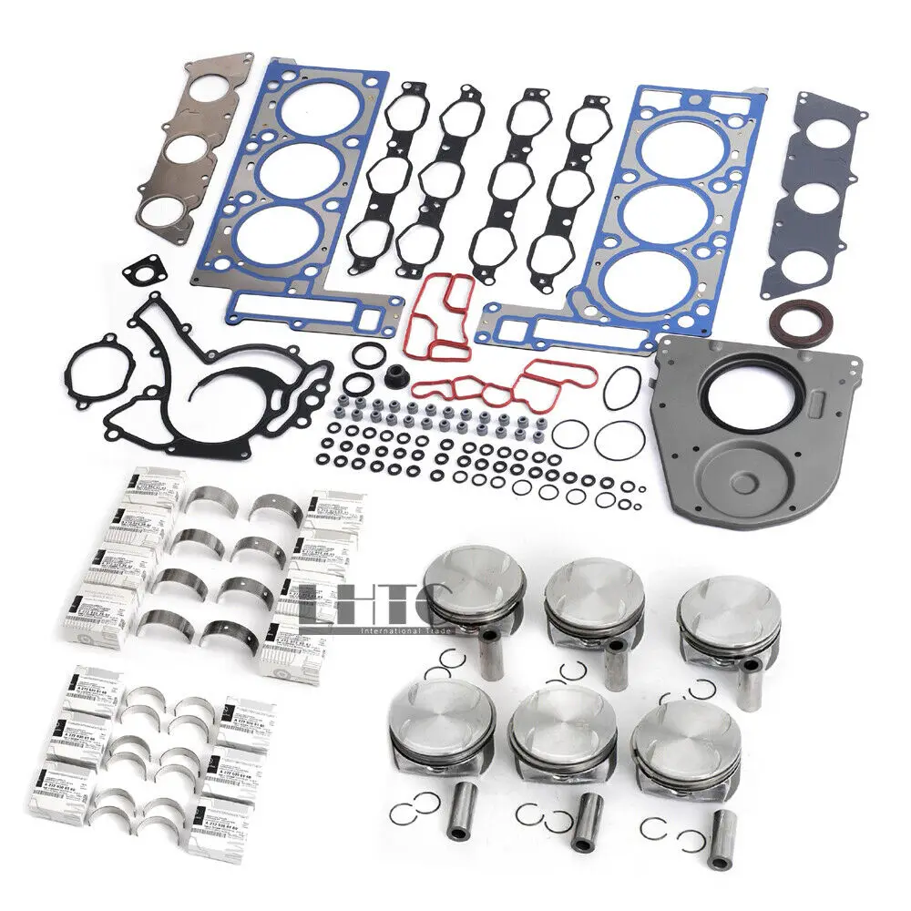 

Engine Pistons Gasket Bearings Rebuild Kit For Mercedes-Benz CLK350 CLS350 C350 E350 GL450 3.5L V6 M272 W203 W204 W211 W212 W166