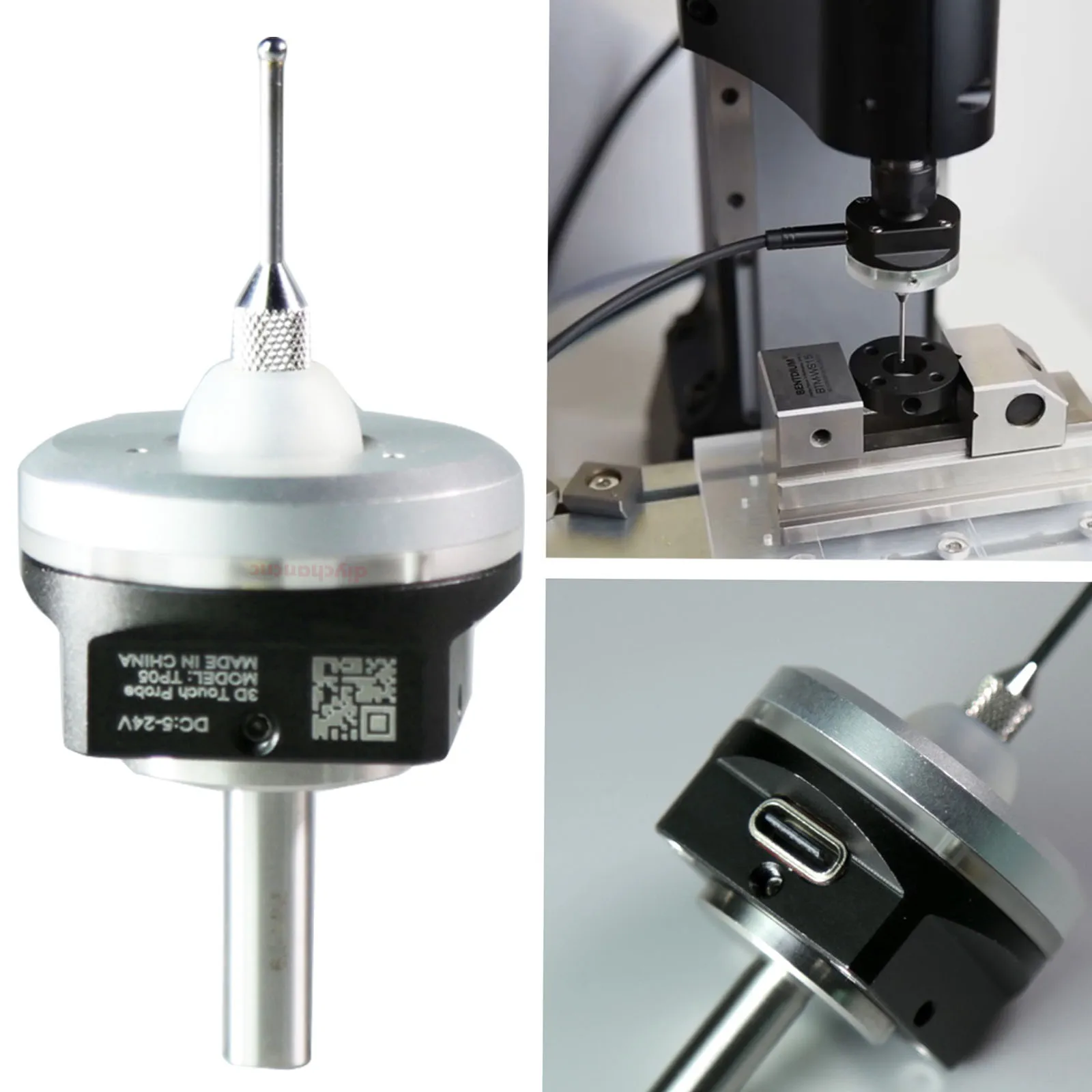 

The Latest V5 Anti-roll 3d Contact Probe Viewfinder Meets The Desktop Cnc Probe Center Compatible With Mach3 And Grbl5-24v