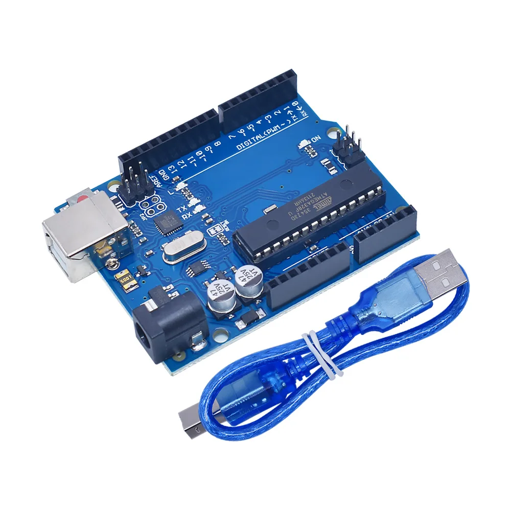 Официальная коробка UNO R3 ATMEGA16U2 / UNO + WiFi R3 оригинальный чип ATMEGA328P CH340G для Arduino UNO R3 макетная плата WeMos ESP8266