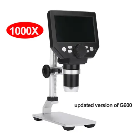 USB Digital Microscope 1000X with LCD lefavor