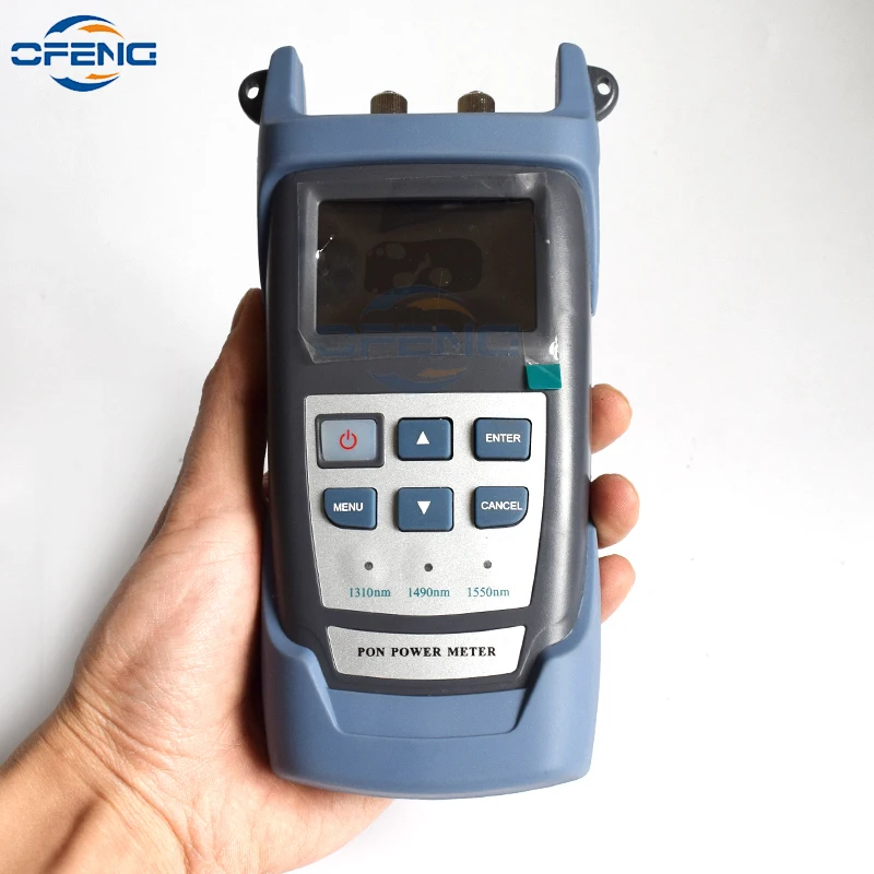 

PON Optical Power Meter for EPON GPON XPON ONT OLT 1310/1490/1550nm FC/UPC English Version Customized