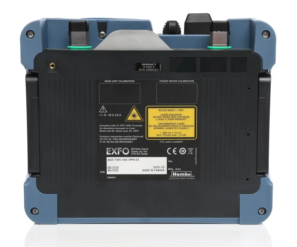 EXFO IOLM MaxTester MAX-730C-SM2 PON/METRO OTDR 1310/1550nm/1625nm Tri-wavelength with dynamic 39/38/39/39dB Multi-languages