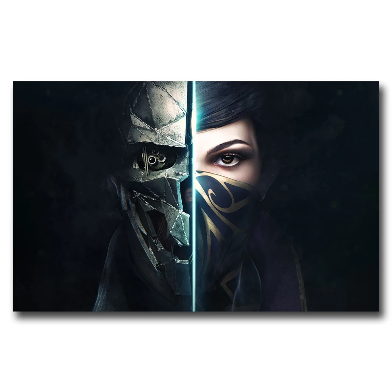 Dishonored Video Game Posters and Prints Art Wall Canvas Painting Modern Living Room Home Decoration Pictures Bedroom