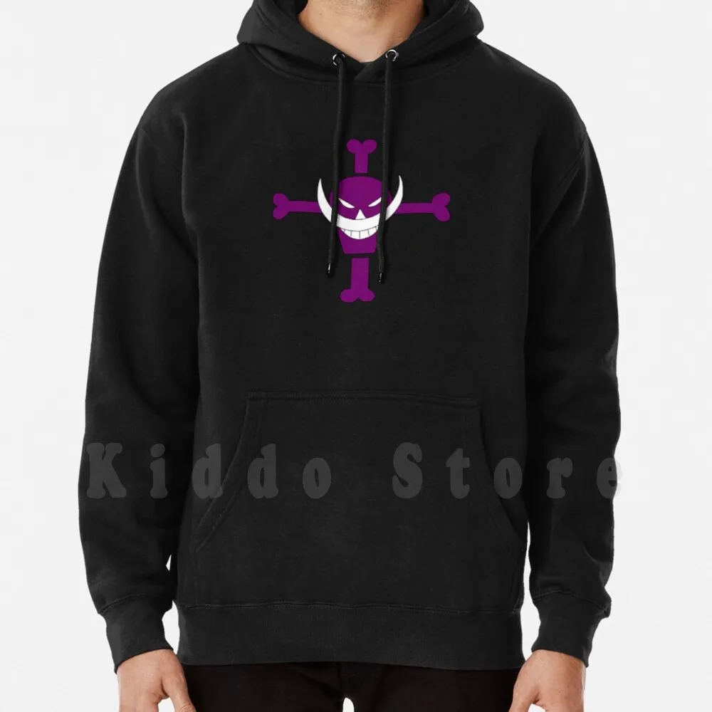 

Whitebeard Pirates Flag Hoodie Long Sleeve Logo Symbol Luffy