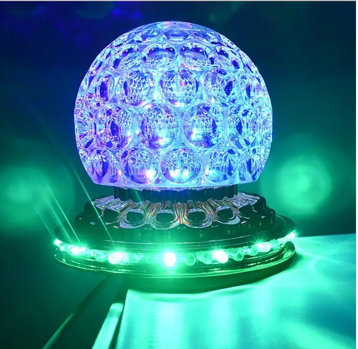 

Mini Rotating Colorful LED Stage Light Home Christmas ktv Party DJ Disco Effect Light Crystal Magic Ball Strobe Stage Lighting