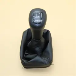 6 Speed Car Stick Gear Shift Knob With Leather Gaiter For Mercedes Benz W202 C (93-01) C208 CLK (97-03) W210 E (95-03) AVANTGARD