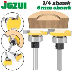 6mm shank 1/4 shank Handle belt bearing T cutter Slotting knife router bit Carpenter's notch knife