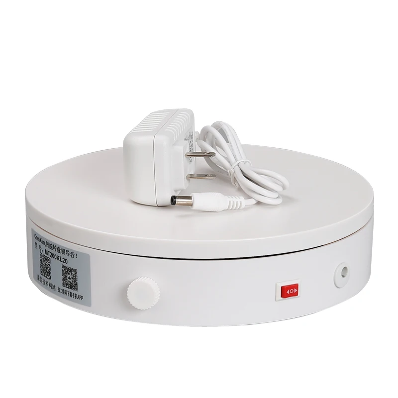 HQ KC01 Knob Control Speed Shooting Video Photography Stand Base Automatic Rotating Electric Turntable Rotary Table