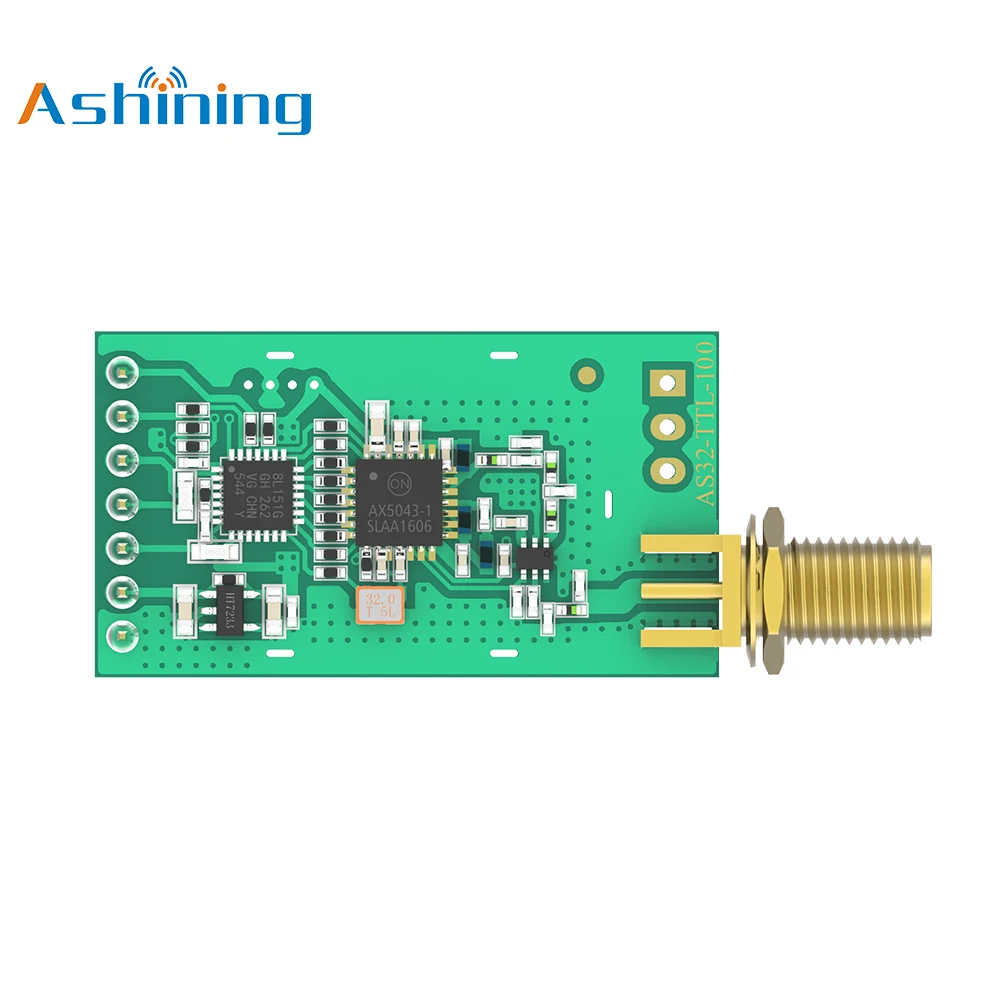 Imagem -02 - Ashining As32-ttl100 Longa Distância rf Transmissor sem Fio Receptor 20dbm 100mw 433mhz Sx1278 3000m Módulo Lora