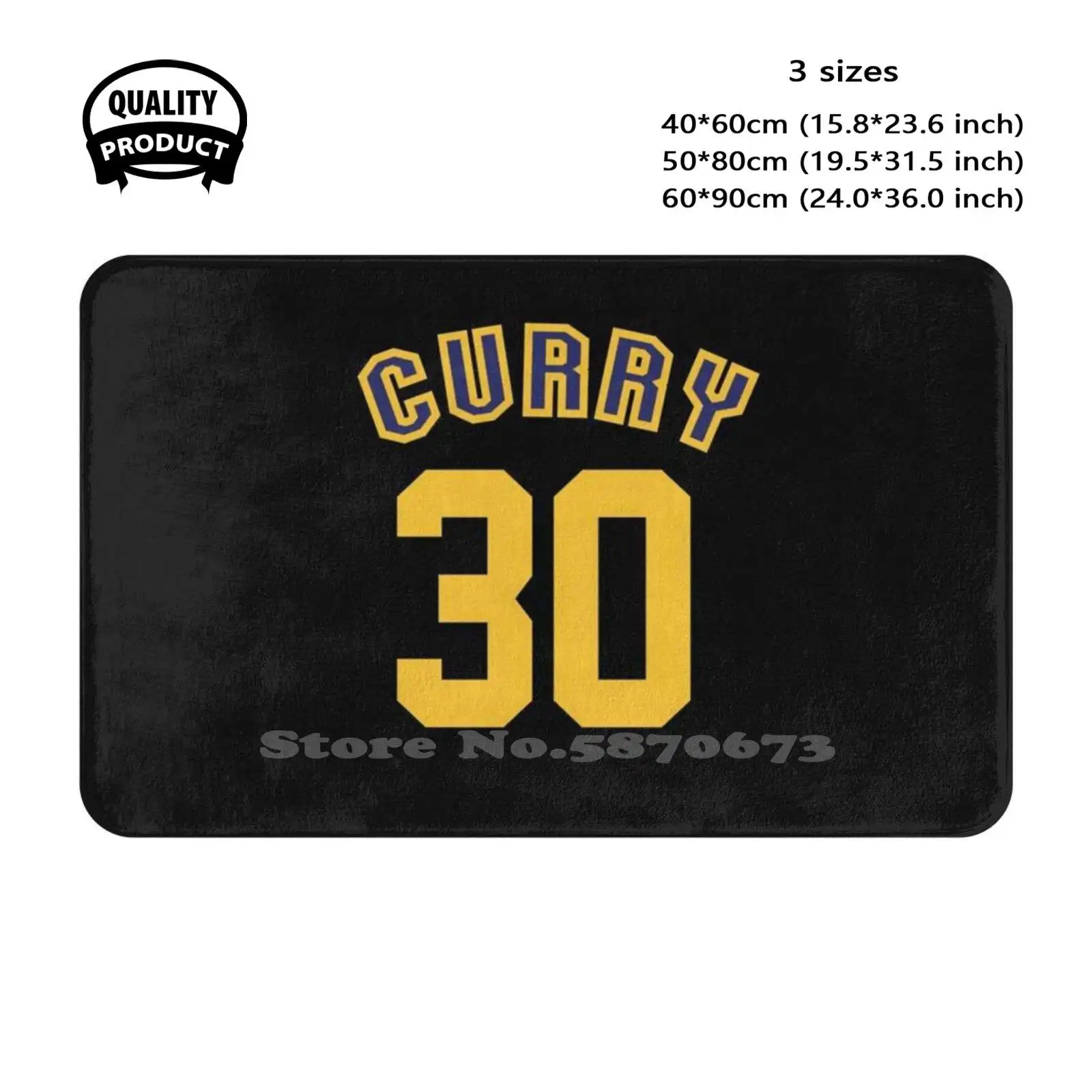 Jersey Soft Cushion Home Carpet Door Mat Car Rug Steph Curry Shorts Youth Foot Locker San Francisco Youth Store Basketball