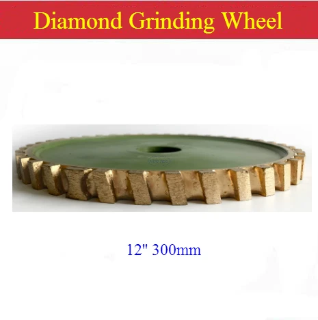 

12'' inches Diamond calibrating milling wheel CNC Diamond Sintered profile Round Profiling | 300mm Edge grinding disks disc