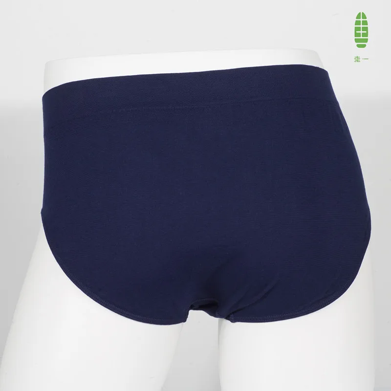 4 Colors Men's Sexy Shorts Cotton Brief Underpant Seamless Underwear Cotton Breathable Elastic Male Panties 3Pieces/lot