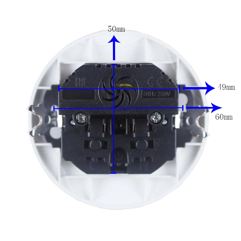 USB Wall Socket Round new Free shipping Double USB Port 5V 2A Usb wall outlet usb murale steckdose C001