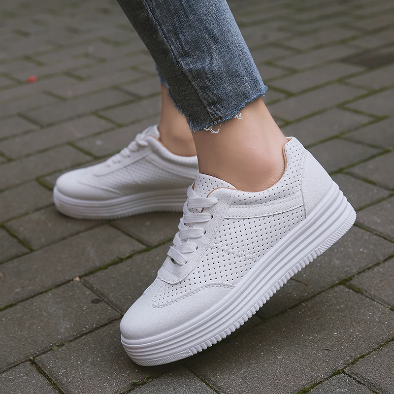 Tenis Feminino Zapatos Mujer 2020 Women Tennis Shoes Sport Shoes Tenis Blancos Walking Flat Sneakers Tenis Plataforma Cheap #7