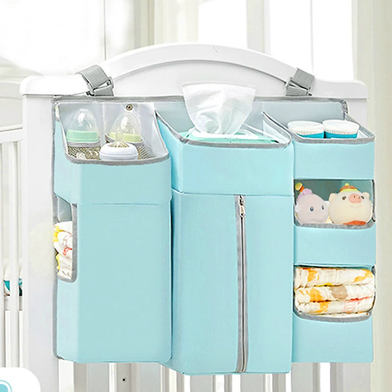 Best Crib Organizer For Baby Bed Hanging Storage Bag Baby Clothing Baby Items Organizer For Essentials Bedding Diaper Nappy Bag