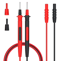 BSIDE Multimeter Test Leads for BSIDE (S11, S10, S20,X1 X2) Voltmeter, Banana Plug Wire Probes, Meet CATII 600V/10A Standard