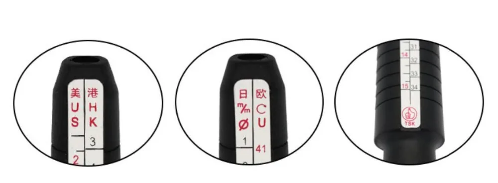 Profissional jóias ferramentas anel mandrel vara dedo calibre anel sizer medição reino unido/eua tamanho para diy jóias tamanho conjuntos de ferramentas