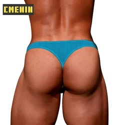 Hot Cotton Men's Thong And G String Man Underpants Soft Stringi Gay Sexy Men Underwear Jockstrap Panties Nude Male AD7113