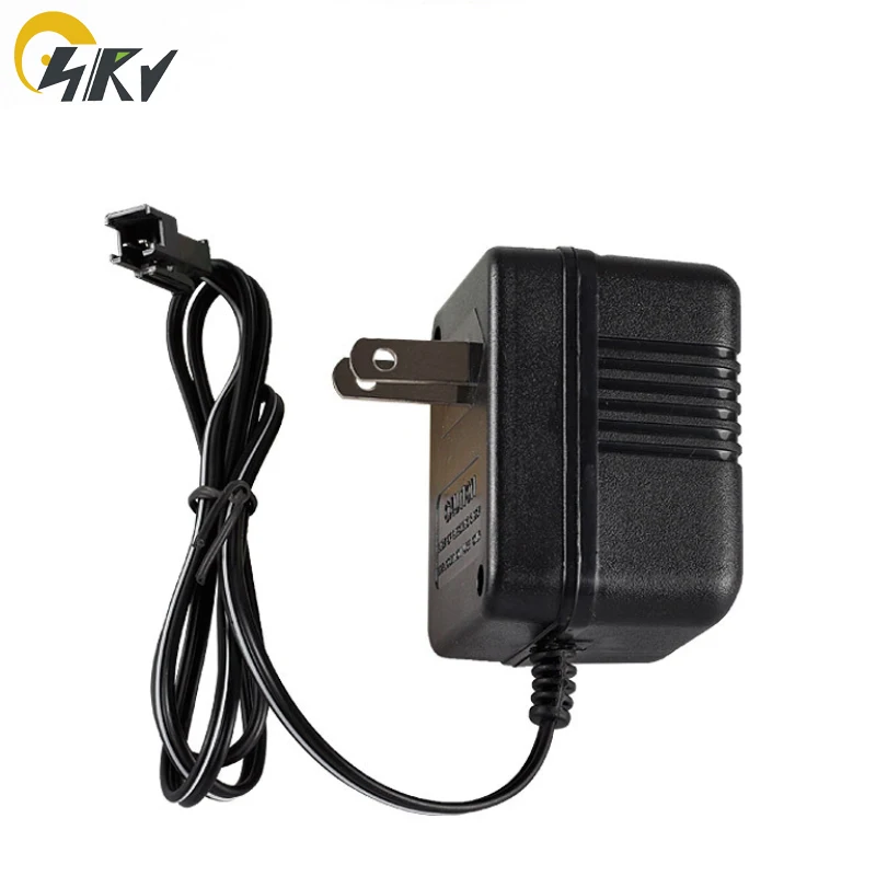 6V DC6V 250mA NIMH NICD Rechargeable Battery Charger with SM Connector