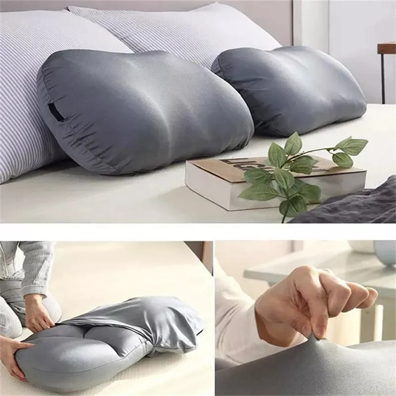 Cloud Sleep Pillow Micro Airball Pillow Addiction 3D Deep Sleeping Neck Head Air Balls Cushion For Egg Pressure Relief Pillows