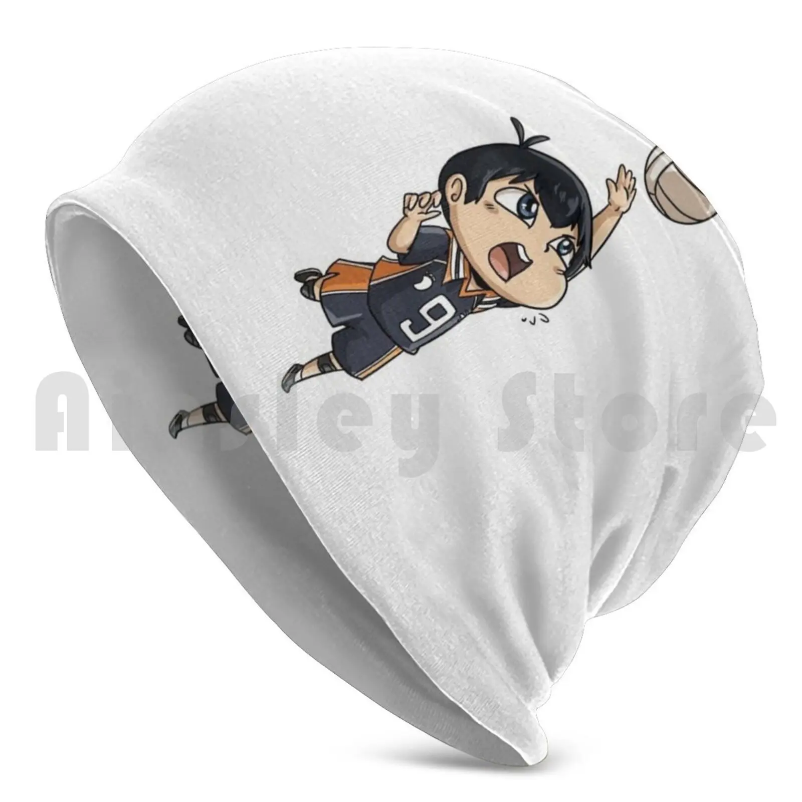 Kageyam Beanies Knit Hat 194 Beanies Print Kageyama Anime Manga Kageyama Tobio Hinata Haikyu Volleyball