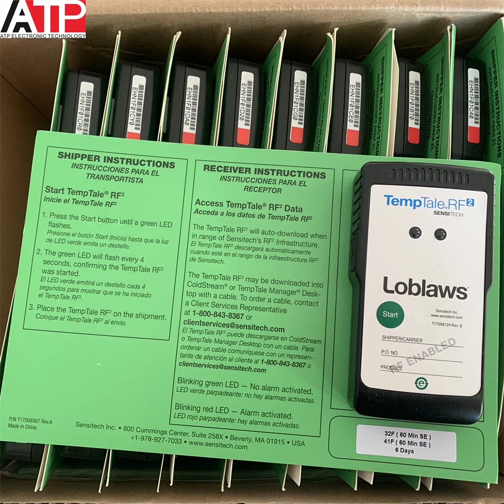 1PCS TempTale RF2 wireless new cold chain transport electronic temperature recorder genuine products are welcome to consult.