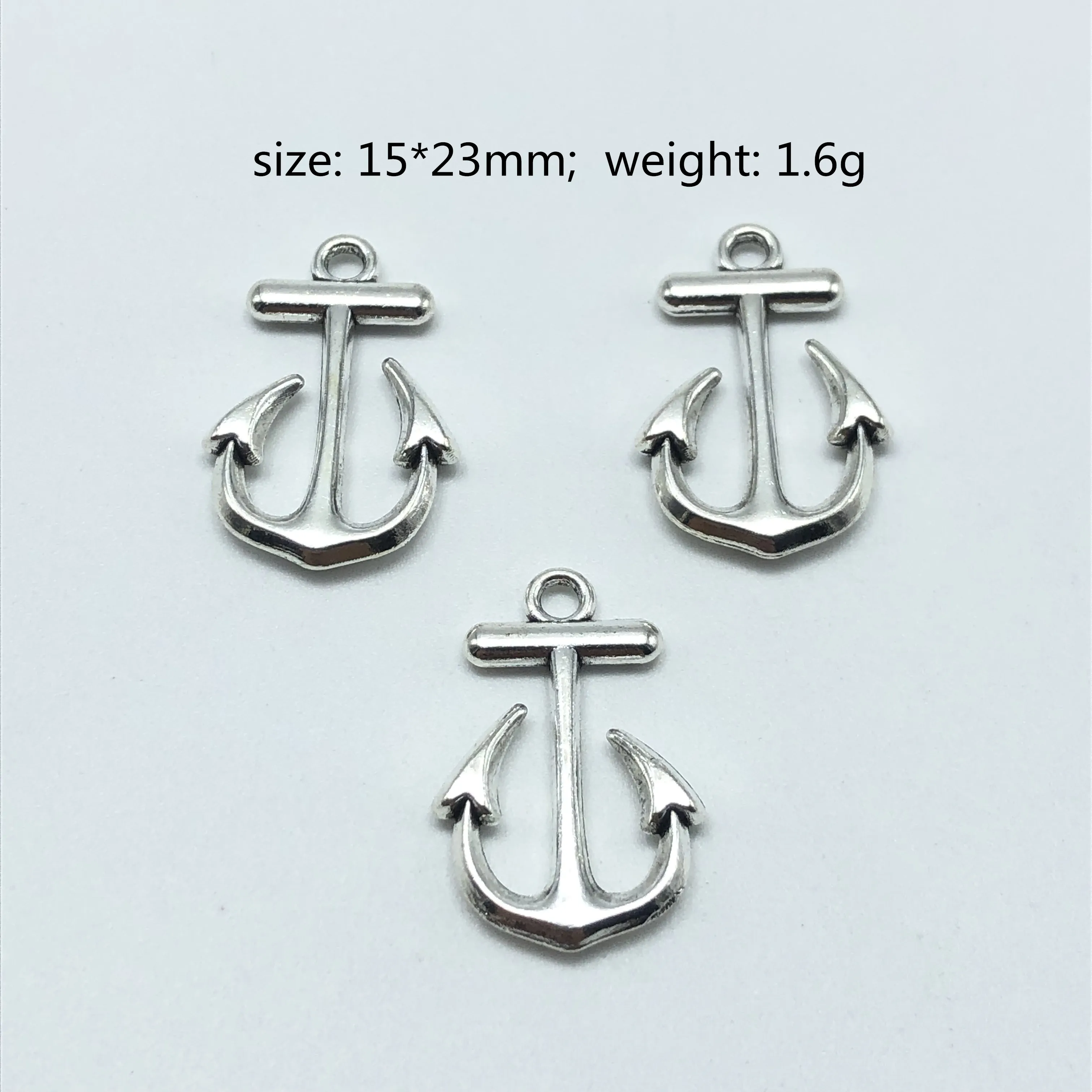 JunKang 10pcs anchor rope sea rudder Charm pendant DIY handmade necklace bracelet findings accessories for jewelry making