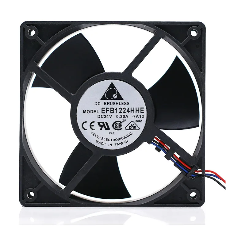 

120mm DC 24V Server Cooling Fan,EFB1224HHE for Delta 12038 12cm High Speed Air Volume Inverter Cooling Fan