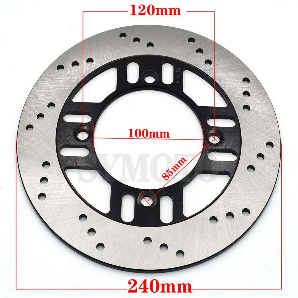 For Kawasaki ZXR400 1991-03 ZX-4 88 ZR400 Zephyr 97-01 ZZR400 93-99 ZR550 91-98 ZZR600 ZX600 E6F 1993-2007 Rear Brake Disc Rotor