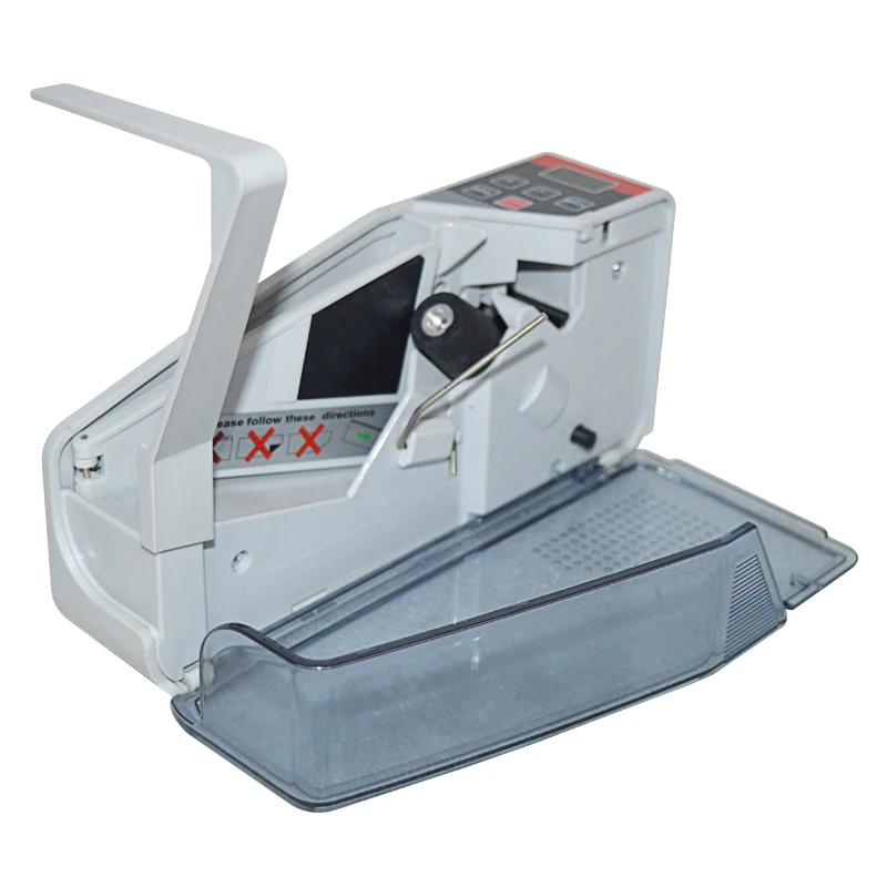 1PC Mini Portable pratique facture caisse enregistreuse compteur devises Machine de comptage