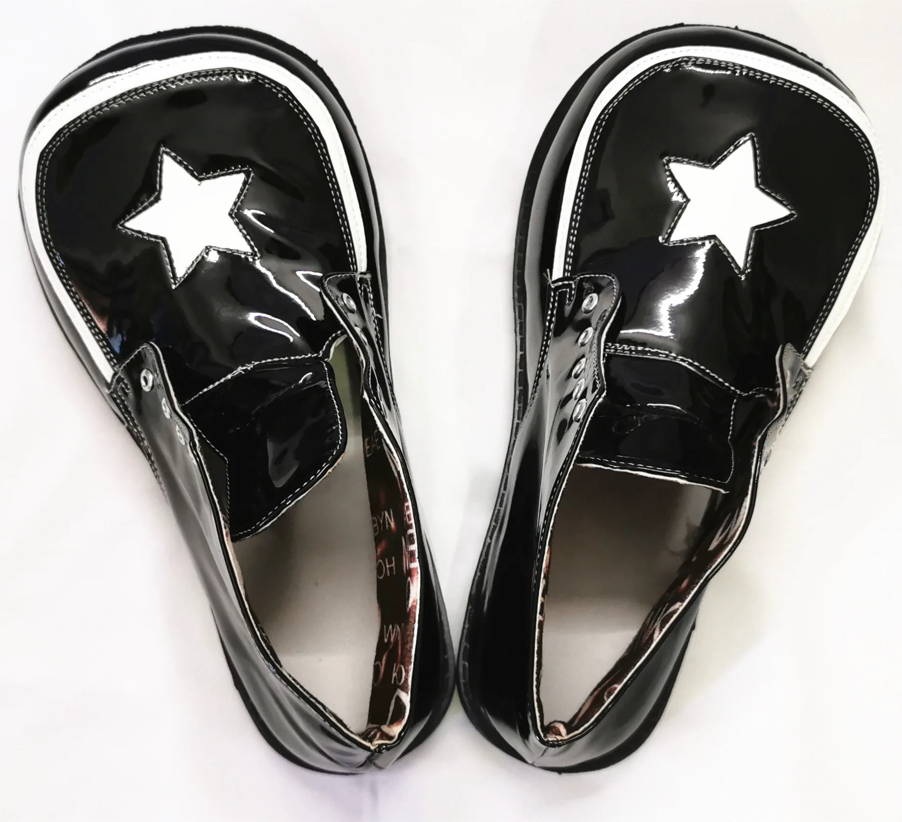 34 سنتيمتر مخصصة كبيرة تو موضة مجنون نادي مهرج الأحذية للبالغين مضحك مرحلة الأداء أحذية جوكر ارتداء كرنفال لوازم