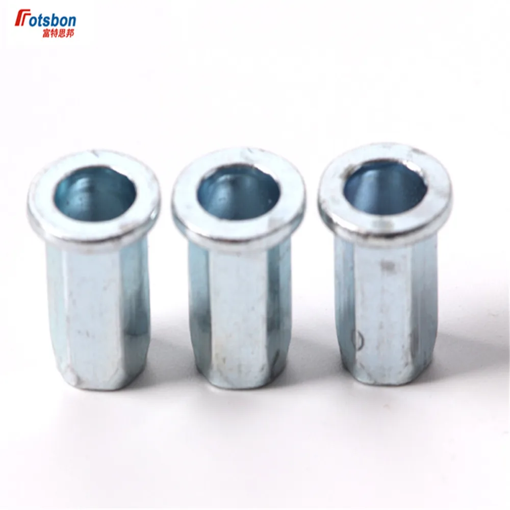 M3/M4/M5/M6/M8/M10/M12 Flat Round Head Full Hex Rivet Nuts Insert Hexagon Inserti Rivnuts Insertos Threaded Ecrou Tuerca YJT8003