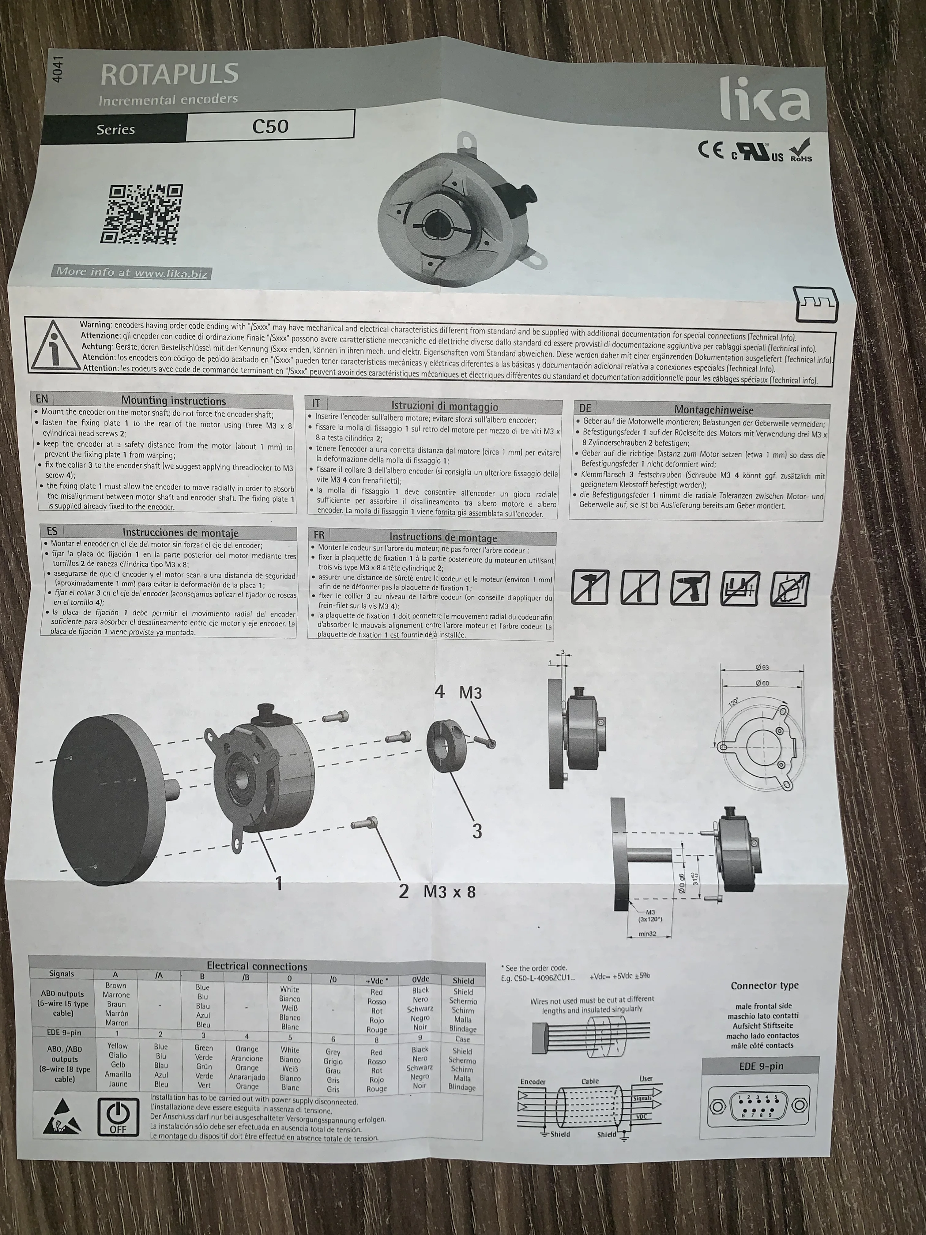 التشفير الدوار C50-H-1024ZCU410KL2 إذا كنت بحاجة إلى رقم الجزء الآخر 48 48L1 48P 48/BS01 48L1/S685 410 410/S689 410/S689A 410L2 410 #6