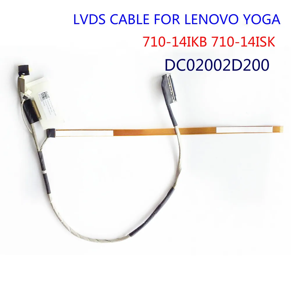 

LCD Video screen Computer cables FHD LVDS Cable DC02002D200 for Lenovo YOGA 710 14 710-14IKB 710-14ISK 710-15 30PIN 5C10l47422