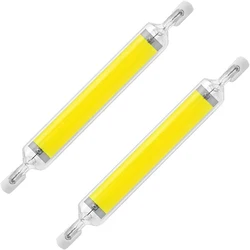 Tubo de vidrio LED súper brillante R7S COB, 78mm, 118mm, J78, J118, bombilla LED, CA 110V, CA 220V, reemplazo de lámpara halógena para el hogar