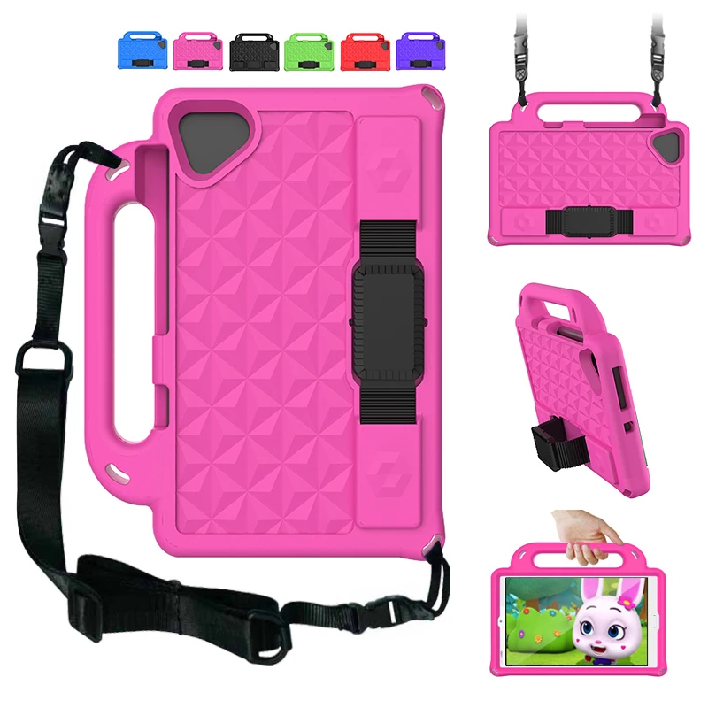 Cases for Lenovo M8 8.0 Inch TB-8705 TB-8505 EVA Kids Cover for Lenovo Tab M8 TB-8705F TB-8505F Tablet Case with Strap