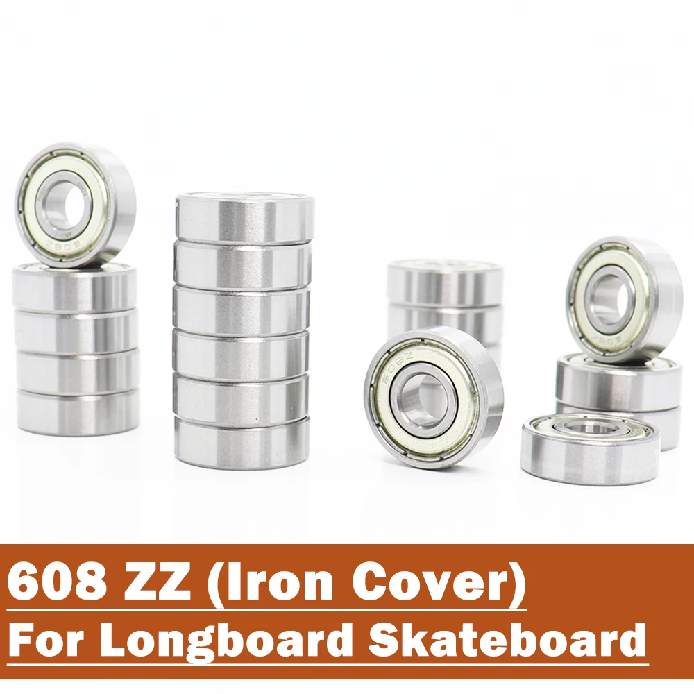 608ZZ Bearing ( 20 PCS ) 8*22*7 mm Miniature 608 ZZ Longboard Skateboard Ball Bearings 608-2Z 608Z