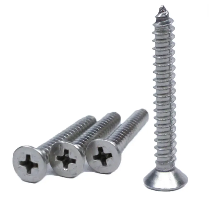 

M4 M5 Super Long Flat Self-tapping Screw Stainless Steel Extension Screw Phillips Countersunk Extra Long Screws