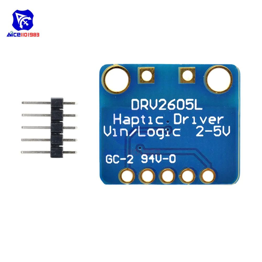 diymore DRV2605L Haptic Motor Driver Module Buzzer Vibration Motor Controller Board Development Tools for Arduino DC 2 -5V