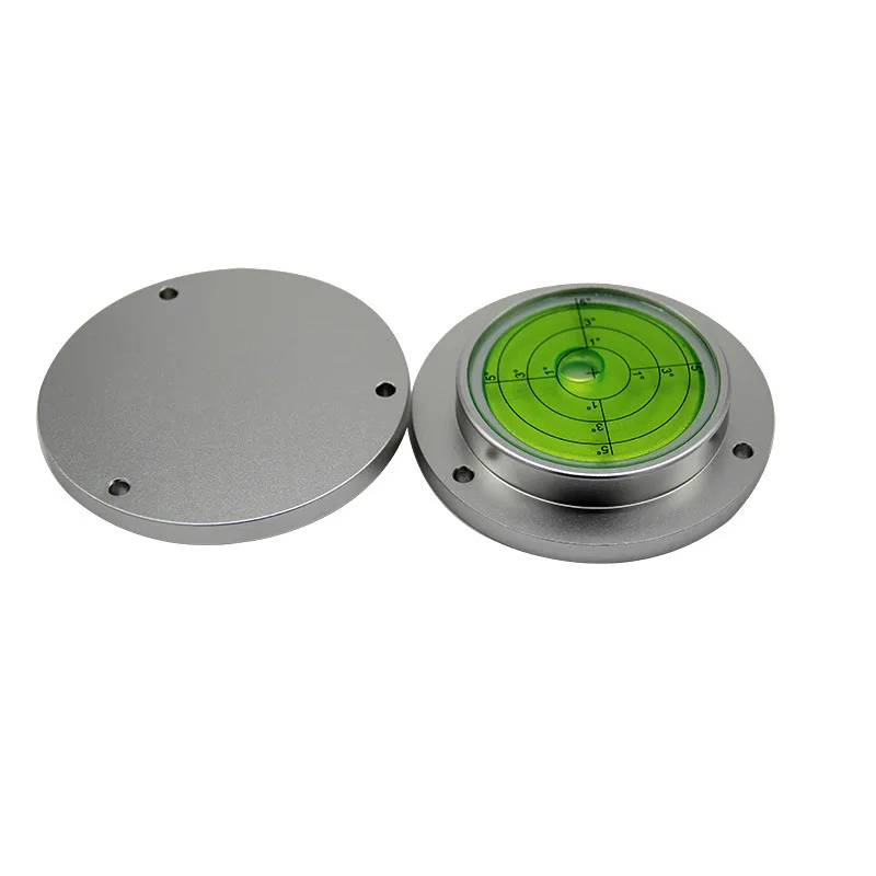 1ชิ้น Precision Spirit โลหะระดับฟองสบู่ระดับวงกลมระดับการวัดระดับเครื่องมือ Drop