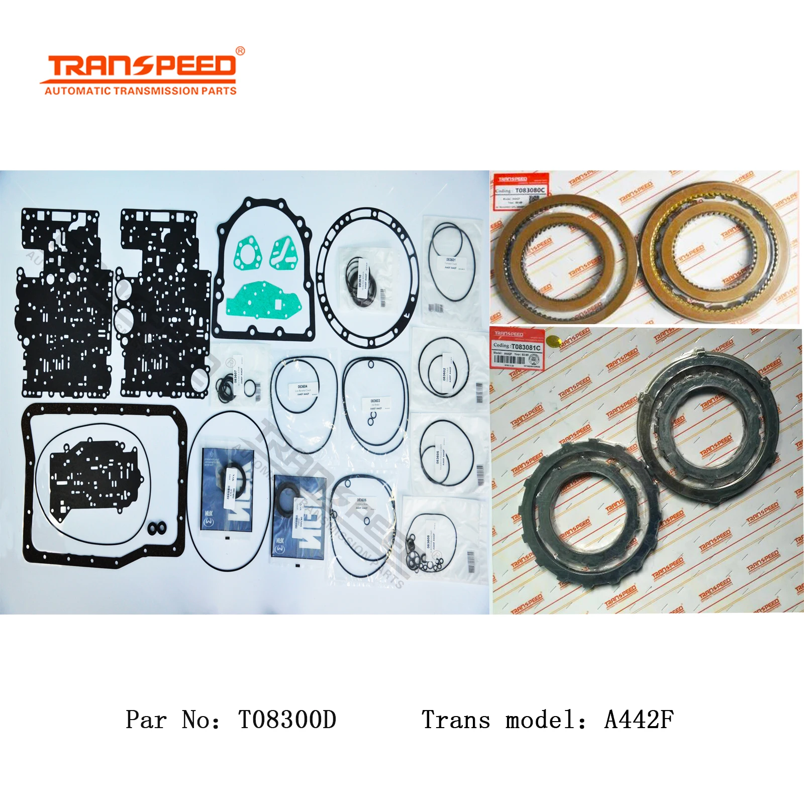 TRANSPEED A442F 8 دبابيس ناقل حركة أوتوماتيكي ماستر إعادة بناء طقم تصليح T08300D لملحقات السيارات توياتا