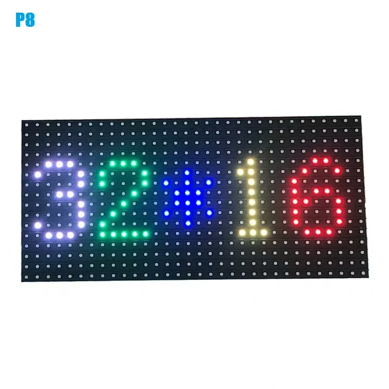 Outdoor P8 module 256*128mm SMD3535 1/4S 32*16dots Waterproof led panel for advertising LED display screen panel