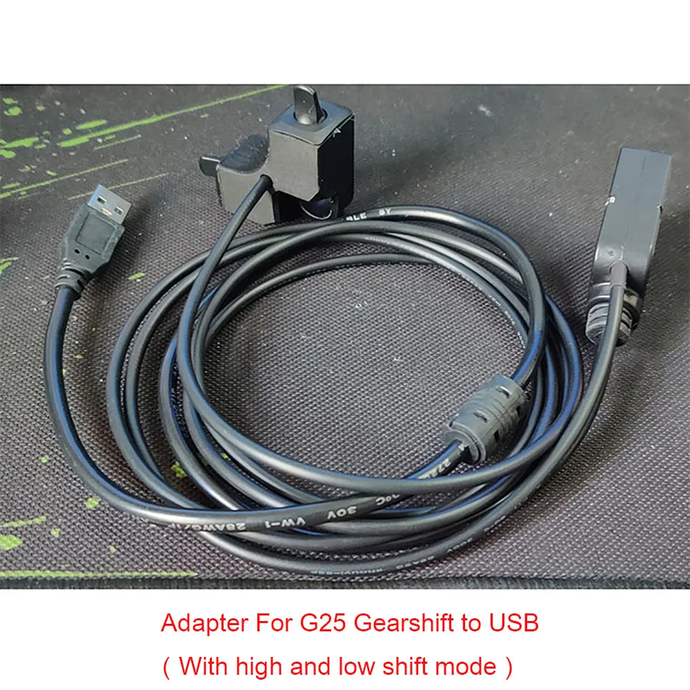 Gearshift to PC USB Adapter Cable for Logitech G29 G923 G27 G25 High Low Gear Simulator Shifter Sim racing Modification Parts