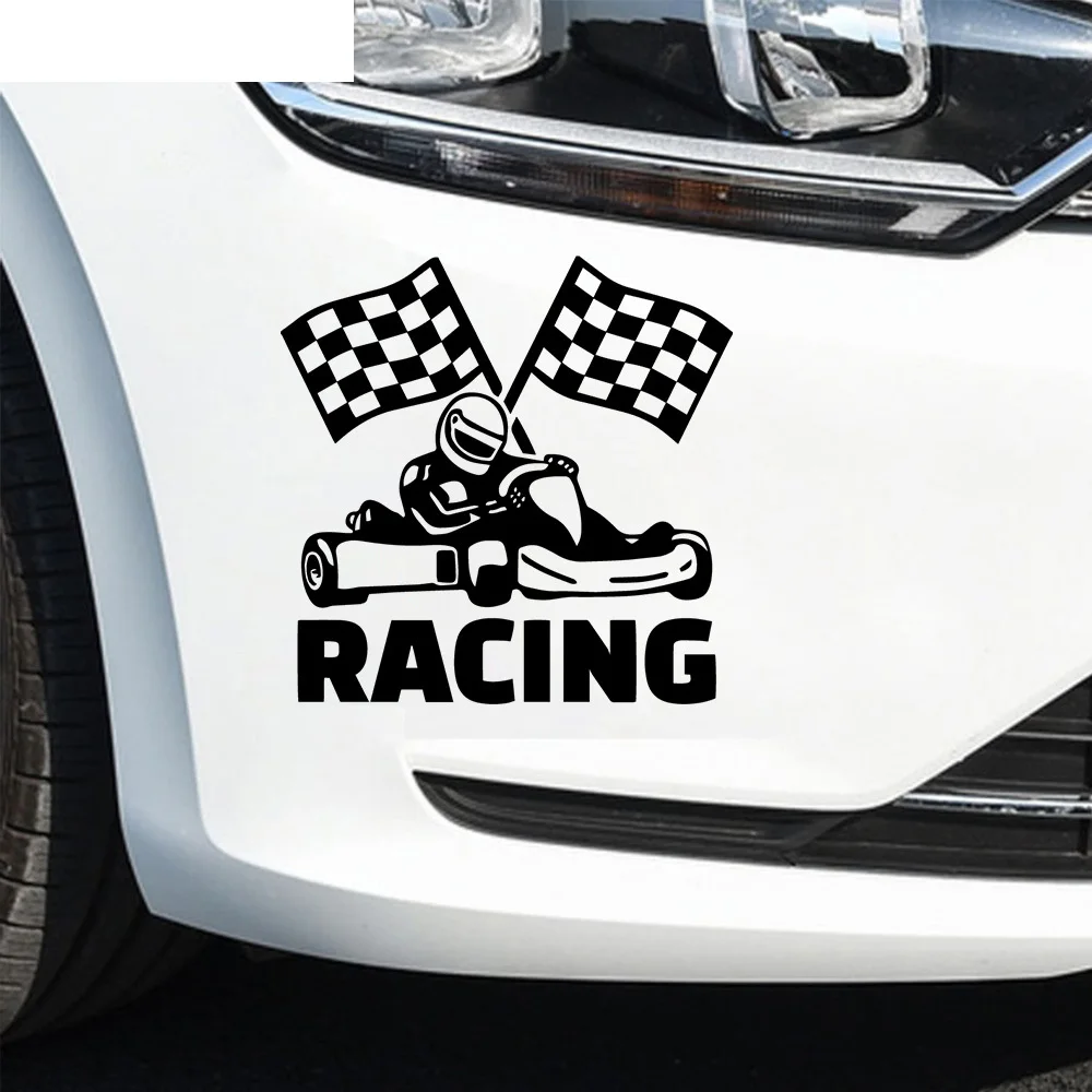 Sell Creativity Design Karting Car Stickers and Decal Styling Anti- Bodywork  Window  Decoration Accessories PVC